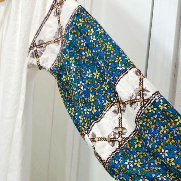 Anandas Collection Women’s Multicolored Boho Tunic Size: Medium - Picture 4 of 8